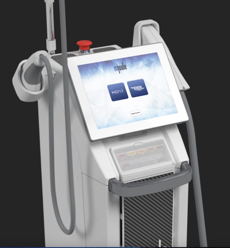 A photo of the Sciton mJoule laser skin resurfacing machine.